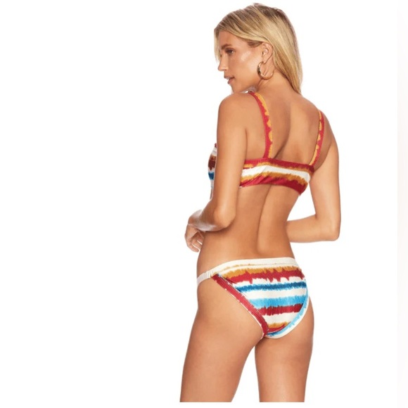 Beach Riot Elle Top & Becca Bottom Bikini Set in Primary Dip - Picture 3 of 5